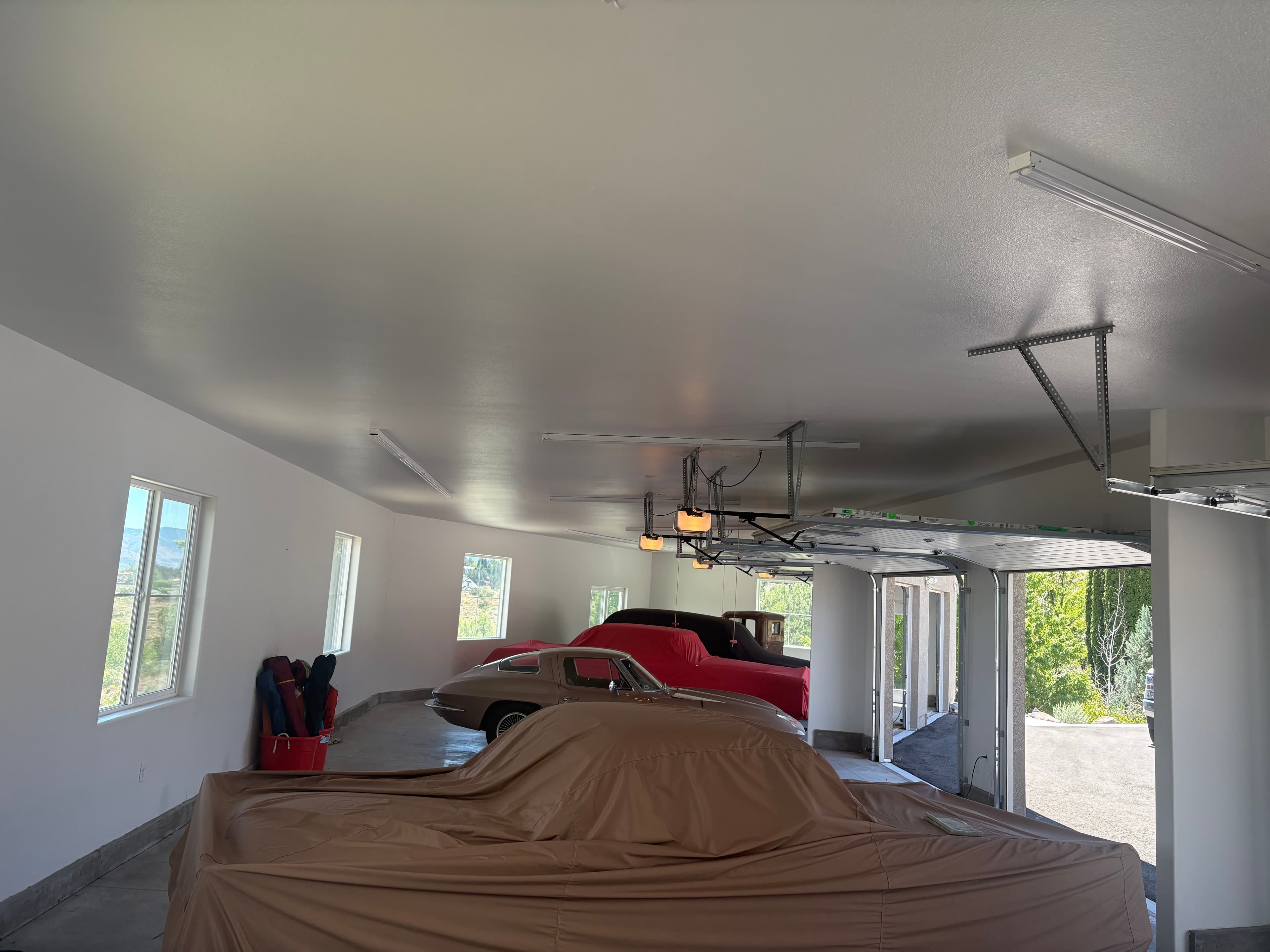 Project Garage Door Opener Power and Exterior Lighting Added to a Multi-Car Garage image