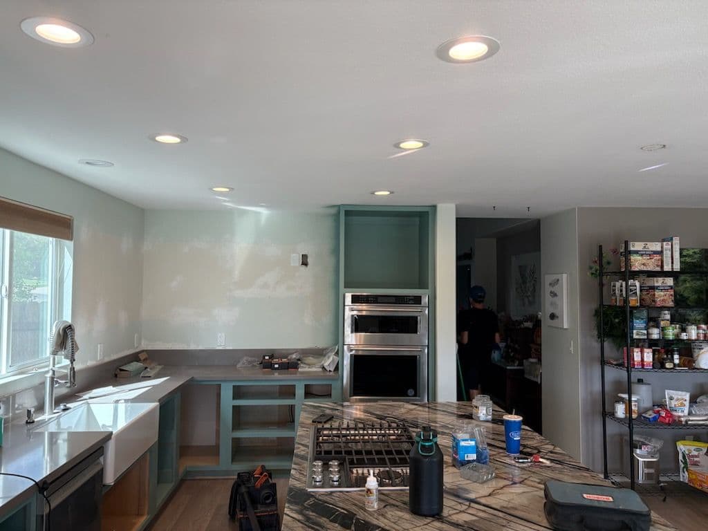 Seamless Kitchen and Living Room Electrical Revamp image
