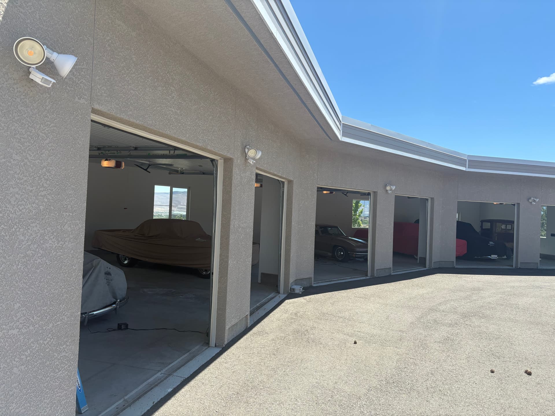 Gallery photos for Garage Door Opener Power and Exterior Lighting Added to a Multi-Car Garage: Image #2
